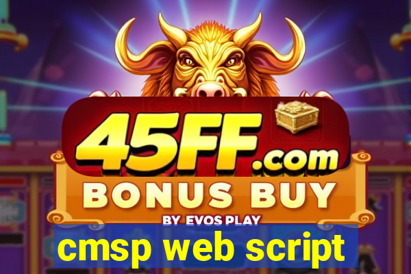 cmsp web script